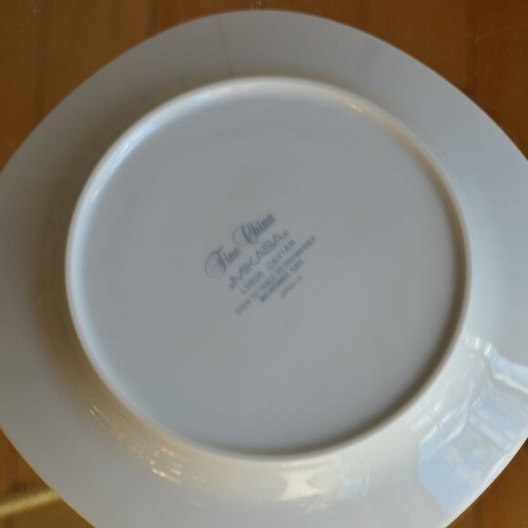 Vintage Mikasa Fine China CAVIAR L5806 Flat Saucer - Picture 6 of 7